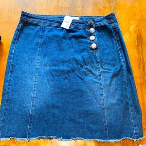 NWT Cato Fashion Jean Skirt Size 14